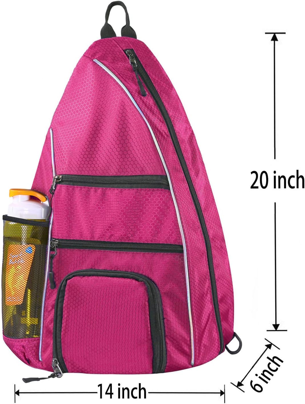 Pickleball Bag - Pickleball Bags for Women Men - Pickleball Backpack - Travel Pickleball Paddle Case, Pickle Ball Bag for Pickleball Paddle Tennis Racket, Protable Pickleball Sling Bag