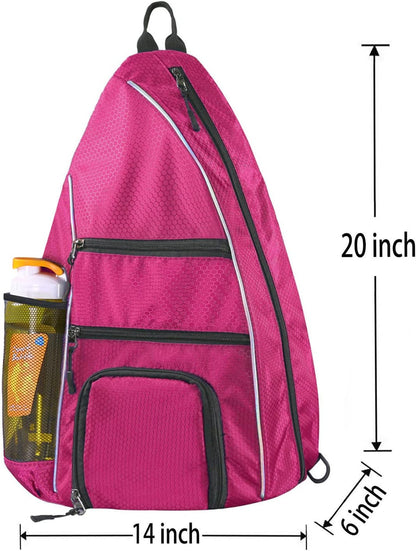 Pickleball Bag - Pickleball Bags for Women Men - Pickleball Backpack - Travel Pickleball Paddle Case, Pickle Ball Bag for Pickleball Paddle Tennis Racket, Protable Pickleball Sling Bag