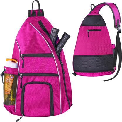 Pickleball Bag - Pickleball Bags for Women Men - Pickleball Backpack - Travel Pickleball Paddle Case, Pickle Ball Bag for Pickleball Paddle Tennis Racket, Protable Pickleball Sling Bag