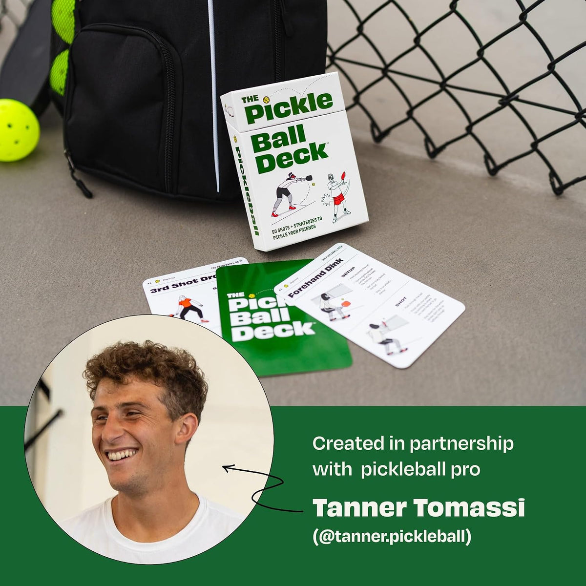 The Pickleball Deck | 50 Shots + Strategy Cards | Pickleball Gifts